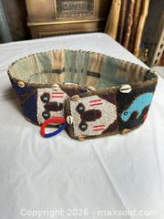 MaxSold Auction: Blue Glass Bead Belt, African Style, Women's 28–34" - Morgan Hill (California, USA) PARTNER MANAGED Estate Sale Online Auction -  Dougherty Avenue