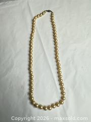 MaxSold Auction: Freshwater Cultured Pearl Necklace with Sterling Silver Clasp - Morgan Hill (California, USA) PARTNER MANAGED Estate Sale Online Auction -  Dougherty Avenue