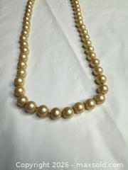 MaxSold Auction: Freshwater Cultured Pearl Necklace with Sterling Silver Clasp - Morgan Hill (California, USA) PARTNER MANAGED Estate Sale Online Auction -  Dougherty Avenue