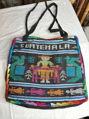 MaxSold Auction: Guatemalan Black Medium Tote Bag with Zipper - Morgan Hill (California, USA) PARTNER MANAGED Estate Sale Online Auction -  Dougherty Avenue