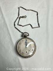 MaxSold Auction: Stratford Pocket Watch, Swiss Made, Silver-Plated Case - Morgan Hill (California, USA) PARTNER MANAGED Estate Sale Online Auction -  Dougherty Avenue