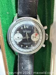 MaxSold Auction: Wakmann Manual-Wind Chronograph, 36mm Black Dial - Morgan Hill (California, USA) PARTNER MANAGED Estate Sale Online Auction -  Dougherty Avenue