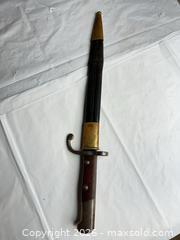 MaxSold Auction: Weyersberg Kirschbaum Military Bayonet with Scabbard - Morgan Hill (California, USA) PARTNER MANAGED Estate Sale Online Auction -  Dougherty Avenue
