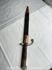 MaxSold Auction: Weyersberg Kirschbaum Military Bayonet with Scabbard - Morgan Hill (California, USA) PARTNER MANAGED Estate Sale Online Auction -  Dougherty Avenue