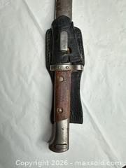 MaxSold Auction: WWI Bayonet with Stamped Ricasso and Metal Fittings - Morgan Hill (California, USA) PARTNER MANAGED Estate Sale Online Auction -  Dougherty Avenue
