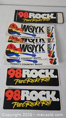 MaxSold Auction: Lot Of Vintage Radio Station Decals - Riverview (Florida, USA) SELLER MANAGED Downsizing Online Auction -  Holly Heath Drive