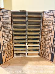 MaxSold Auction: 1979-80 NHL Trading Card Storage Box with Mixed Hockey Cards - New Westminster (British Columbia, Canada) SELLER MANAGED Estate Sale Online Auction - Princess Street