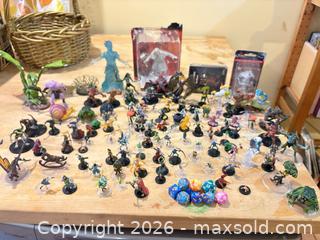 MaxSold Auction: Dungeons & Dragons Mixed Fantasy Miniatures Lot with Dice  - New Westminster (British Columbia, Canada) SELLER MANAGED Estate Sale Online Auction - Princess Street