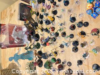 MaxSold Auction: Dungeons & Dragons Mixed Fantasy Miniatures Lot with Dice  - New Westminster (British Columbia, Canada) SELLER MANAGED Estate Sale Online Auction - Princess Street