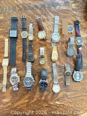 MaxSold Auction: Mixed Wrist Watches (18) - New Westminster (British Columbia, Canada) SELLER MANAGED Estate Sale Online Auction - Princess Street