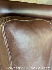 MaxSold Auction: Brown Italian Leather Library Chairs - With Down - Lot of 2 - Toronto (Ontario, Canada) SELLER MANAGED Downsizing Online Auction - Logan Avenue