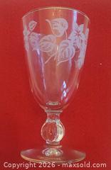MaxSold Auction: 18 Set of Etched  Crystal High-End Whisky/Wine Glasses - Ottawa (Ontario, Canada) SELLER MANAGED Downsizing Online Auction - Woodpark Way