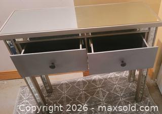 MaxSold Auction: Mirror Two (2) Drawer Desk - Ottawa (Ontario, Canada) SELLER MANAGED Downsizing Online Auction - Woodpark Way