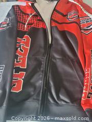 MaxSold Auction: New Jerzee Hub Black + Red Excessive Speed Hockey sublimated zip-up hoodie. Sz a big  Med - Ottawa (Ontario, Canada) SELLER MANAGED Downsizing Online Auction - Woodpark Way