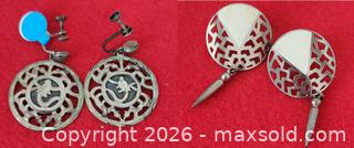 MaxSold Auction: Two Sets Lot of Cultural types Earrings, screwback and pierce. - Ottawa (Ontario, Canada) SELLER MANAGED Downsizing Online Auction - Woodpark Way