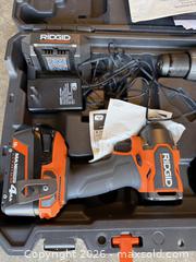 MaxSold Auction: RIDGID 18V 2-Tool Combo Kit – Drill & Impact Driver w/ Case - Toronto (Ontario, Canada) SELLER MANAGED Moving Online Auction - Shadwick Drive