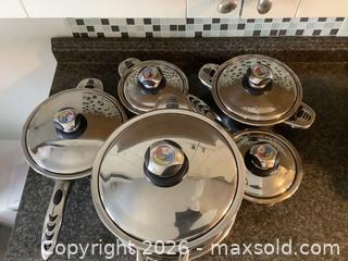 MaxSold Auction: Royalty Line Pots Pan Set Switzerland - Kingston (Ontario, Canada) PARTNER MANAGED Downsizing Online Auction -  Sydenham Road