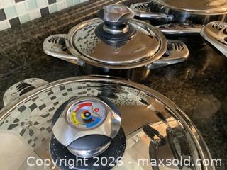 MaxSold Auction: Royalty Line Pots Pan Set Switzerland - Kingston (Ontario, Canada) PARTNER MANAGED Downsizing Online Auction -  Sydenham Road
