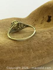 MaxSold Auction: Art Deco 1930's 14 Karat White Gold Diamond Solitaire Engagement Ring - Saanich (British Columbia, Canada) PARTNER MANAGED Reseller Online Auction - Old West Saanich Road