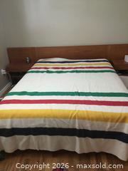 MaxSold Auction: Hudson Bay Wool 8 Point Blanket - Saanich (British Columbia, Canada) PARTNER MANAGED Reseller Online Auction - Old West Saanich Road