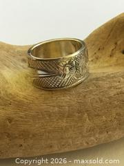 MaxSold Auction: North West Coast Indigenous  Sterling Silver Hummingbird Ring Hand Carved - Saanich (British Columbia, Canada) PARTNER MANAGED Reseller Online Auction - Old West Saanich Road