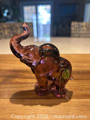 MaxSold Auction: Handpainted Fenton Glass Elephant - Ottawa (Ontario, Canada) SELLER MANAGED Downsizing Online Auction - Acklam Terrace