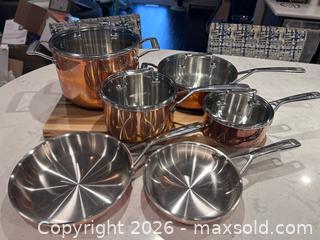 MaxSold Auction: Kitchen Aid Copper Clad Cookware Set - Ottawa (Ontario, Canada) SELLER MANAGED Downsizing Online Auction - Acklam Terrace