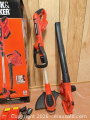 MaxSold Auction: Black & Decker 18V Multi-Tool with String Trimmer & Leaf Blower - Tillsonburg (Ontario, Canada) SELLER MANAGED Downsizing Online Auction - Wilson Avenue
