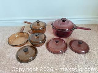 MaxSold Auction: Corning Visions Heatproof Glass Cookware - Tillsonburg (Ontario, Canada) SELLER MANAGED Downsizing Online Auction - Wilson Avenue