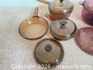MaxSold Auction: Corning Visions Heatproof Glass Cookware - Tillsonburg (Ontario, Canada) SELLER MANAGED Downsizing Online Auction - Wilson Avenue