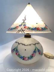 MaxSold Auction: Art Deco Glass Lamp  - Victoria (British Columbia, Canada) SELLER MANAGED Downsizing Online Auction -  Camosun Street (CONDO)
