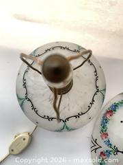 MaxSold Auction: Art Deco Glass Lamp  - Victoria (British Columbia, Canada) SELLER MANAGED Downsizing Online Auction -  Camosun Street (CONDO)