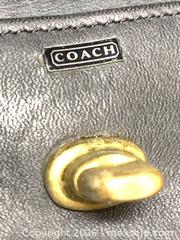 MaxSold Auction: Coach Vintage Black Genuine Leather Satchel Tote - Victoria (British Columbia, Canada) SELLER MANAGED Downsizing Online Auction -  Camosun Street (CONDO)