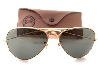 MaxSold Auction: Ray-Ban / Bausch & Lomb Aviator RB-50 (58 mm) Gold - Victoria (British Columbia, Canada) SELLER MANAGED Downsizing Online Auction -  Camosun Street (CONDO)