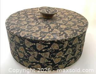 MaxSold Auction: VTG rotating brocade Jewelry Box and contents - Bracelets, Necklaces, Brooches, Ringsb - Victoria (British Columbia, Canada) SELLER MANAGED Downsizing Online Auction -  Camosun Street (CONDO)