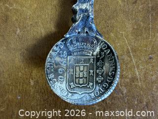 MaxSold Auction: Antique Brazilian Silver Coin Spoon - North Vancouver (British Columbia, Canada) PARTNER MANAGED Downsizing Online Auction - 14th Street West 519