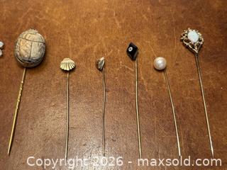 MaxSold Auction: Collection of 8 Vintage Stick Pins - North Vancouver (British Columbia, Canada) PARTNER MANAGED Downsizing Online Auction - 14th Street West 519