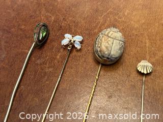 MaxSold Auction: Collection of 8 Vintage Stick Pins - North Vancouver (British Columbia, Canada) PARTNER MANAGED Downsizing Online Auction - 14th Street West 519