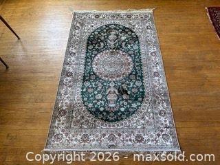 MaxSold Auction: Signed Silk Persian Carpet - North Vancouver (British Columbia, Canada) PARTNER MANAGED Downsizing Online Auction - 14th Street West 519