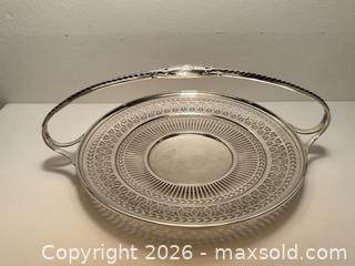 MaxSold Auction: Sterling Silver Pierced Dish With Handle - North Vancouver (British Columbia, Canada) PARTNER MANAGED Downsizing Online Auction - 14th Street West 519