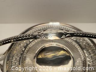 MaxSold Auction: Sterling Silver Pierced Dish With Handle - North Vancouver (British Columbia, Canada) PARTNER MANAGED Downsizing Online Auction - 14th Street West 519