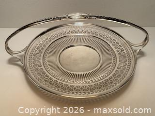 MaxSold Auction: Sterling Silver Pierced Dish With Handle - North Vancouver (British Columbia, Canada) PARTNER MANAGED Downsizing Online Auction - 14th Street West 519