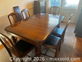 MaxSold Auction: Gibbard Walnut Dining Room Set  - Greater Napanee (Ontario, Canada) SELLER MANAGED Estate Sale Online Auction - Bridge Street West                   