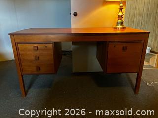 MaxSold Auction: Teak office desk  - Greater Napanee (Ontario, Canada) SELLER MANAGED Estate Sale Online Auction - Bridge Street West                   