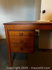 MaxSold Auction: Teak office desk  - Greater Napanee (Ontario, Canada) SELLER MANAGED Estate Sale Online Auction - Bridge Street West                   