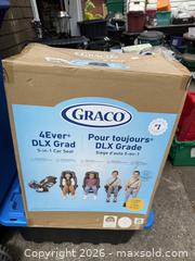 MaxSold Auction: A GRACO 4EVER DLX GRAD 5-IN-1 CAR SEAT. NEW IN THE BOX. - Hamilton (Ontario, Canada) SELLER MANAGED Estate Sale Online Auction - Saint Clair Avenue