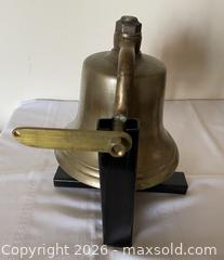 MaxSold Auction: Antique Brass Railroad Locomotive Bell with Stand, Medium - Kingston (Ontario, Canada) SELLER MANAGED Estate Sale Online Auction - Tamarac Street