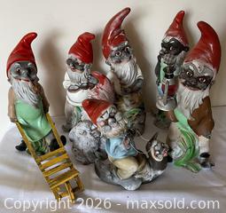 MaxSold Auction: Rare Find - Lot of 7 Heissner Gnomes, Made in West Germany - Kingston (Ontario, Canada) SELLER MANAGED Estate Sale Online Auction - Tamarac Street