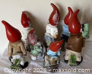 MaxSold Auction: Rare Find - Lot of 7 Heissner Gnomes, Made in West Germany - Kingston (Ontario, Canada) SELLER MANAGED Estate Sale Online Auction - Tamarac Street