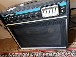 MaxSold Auction: Acoustic Solid State Guitar Amplifier with Reverb and Graphic EQ - Ottawa (Ontario, Canada) PARTNER MANAGED Downsizing Online Auction - Stewart Street (CONDO)